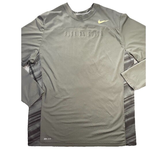 Florida State University Shirt Mens Extra Large Dri Fit Long Sleeve NCAA Sports - Picture 1 of 11